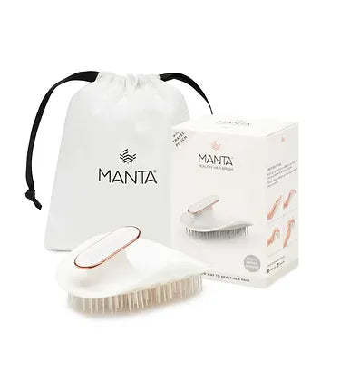 Manta Βούρτσα Healthy Hair Brush White