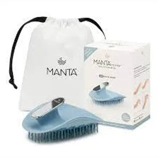 Manta Βούρτσα Healthy Hair Brush Mirror Blue