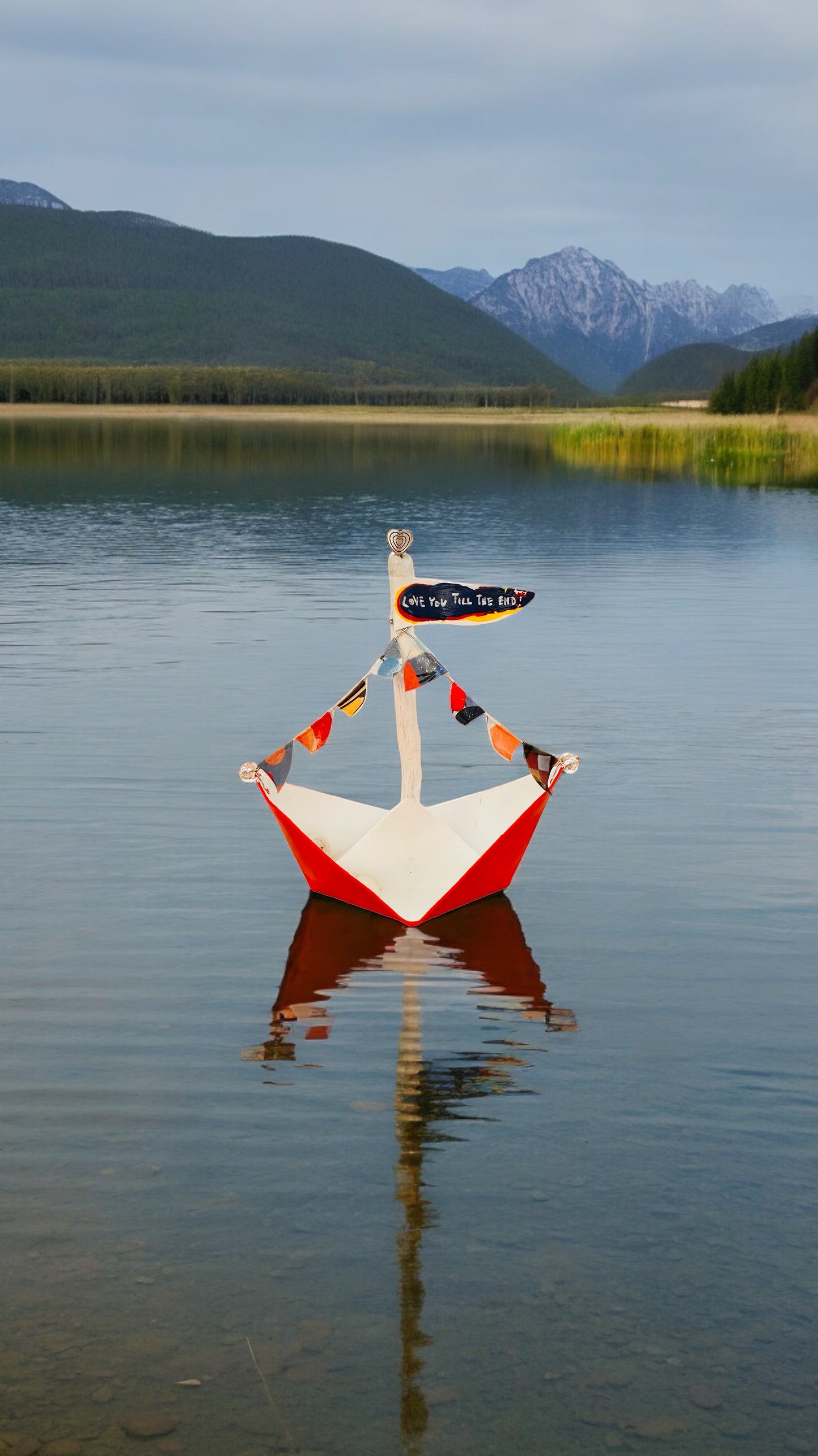 Marina Loves Paper Boats - Χάρτινο Καραβάκι Love you till the End!