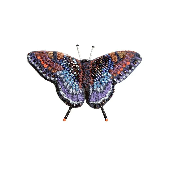 Trovelore - Red Spotted Purple Butterfly Χειροποίητη Καρφίτσα