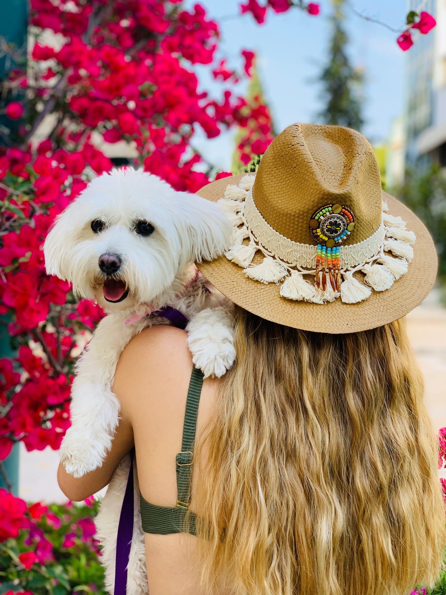 Liebe Anta -Καπέλο Fedora Καφέ Boho